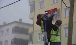Bilecik'te cadde ve sokak tabelaları yenileniyor