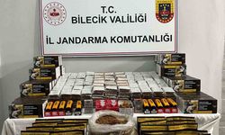 Bilecik'te kaçak makaron operasyonu