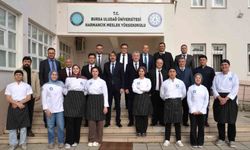 BUÜ yönetiminden Keles ve Harmancık ziyareti