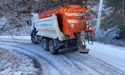 Büyükşehir'in karla mücadelesi başladı