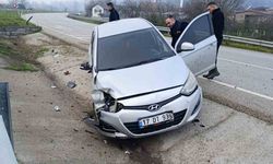 Çan'da trafik kazası: 1 yaralı