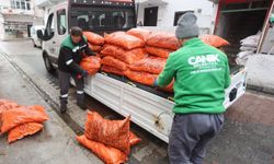 Canik Belediyesi'nden yakacak desteği