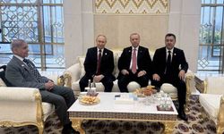 Cumhurbaşkanı Erdoğan, Putin, Şerif ve Berdimuhammedov ile görüştü