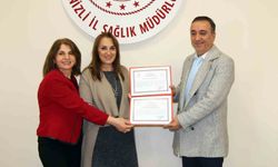 Denizli'de bebek dostu hastanelere teşekkür belgeleri verildi