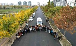 Diyarbakır'da trafikte fermuar sistemi uygulamalı anlatıldı