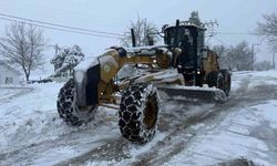 Düzce'de tüm köy yolları trafiğe açık