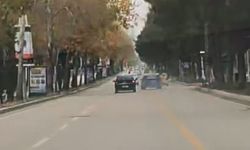 Elazığ'da trafikte makas atan sürücü kameraya yansıdı