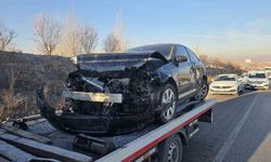 Elmadağ'da zincirleme kaza: 4 yaralı