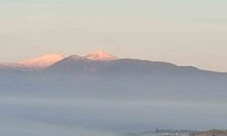 Emet Eğrigöz dağı beyaza büründü