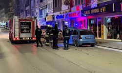 Ereğli'de park halindeki otomobilde yangın çıktı