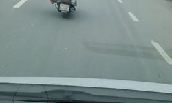 Esenyurt'ta akan trafikte hayrete düşüren görüntü