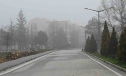 Eskişehir'in yüksek kesimlerinde sis etkili oldu