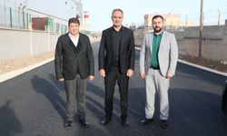 Eyyübiye'deki yol çalışması tamamlandı