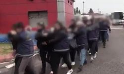 Gaziantep'te fuhuş operasyonunda 14 şahıs tutuklandı, duvardaki yazılar şoke etti