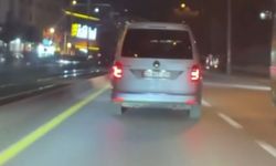 Gaziantep'te trafikte tehlike saçan ve kaza yapmaktan kıl payı kurtulan sürücüye ceza