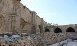 Gazze'nin en eski camisi Büyük Ömer Camii'nde restorasyon çalışmaları başladı