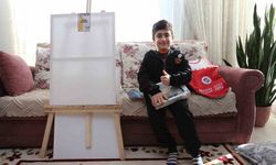 Genç ressamın hayalleri, Engelsiz Sanat Projesi ile renklendi