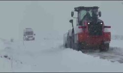 Gercüş'te kardan kapanan 45 köy yolu ulaşıma açıldı