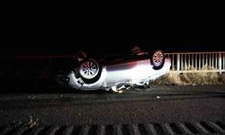 Gümüşhane'de otomobil takla attı: 5 yaralı