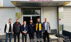 HAK-İŞ İl Başkanı Aküzüm, Acil Sağlık Hizmetleri Başkanı İpek'le bir araya geldi