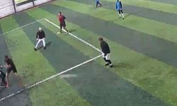 Halı sahada ölüm kameraya yansıdı