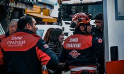 İş hanını alevler sardı, itfaiye 12 kişiyi kurtardı