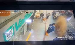 İshale hattı patlayınca tazyikli su etrafa saçıldı