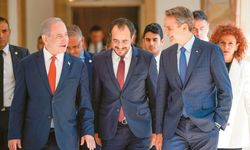 İsrail, Yunanistan ve GKRY'den ortak bildiri: 'Güvenlik, savunma ve askeri konularda üçlü iş birliği güçlendirilecek'