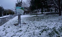 İstanbul'a beklenen kar yağışı geldi: Çamlıca beyaza büründü