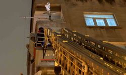 İtfaiye eve merdiven uzatarak girdi, çocuğun uyuduğu ortaya çıktı