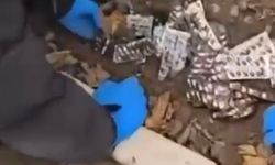 İzmir'de bahçeden 9 bin uyuşturucu hap çıktı