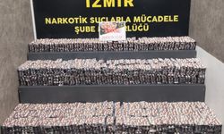 İzmir'de binlerce uyuşturucu hap ve kokain ele geçirildi