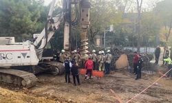 Kadıköy'de inşaat şantiyesinde işçi çukura düşerek yaralandı