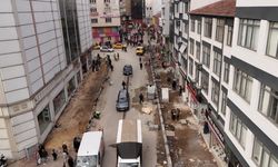 Karabük'ün en işlek caddelerinde yenileme çalışmaları sürüyor