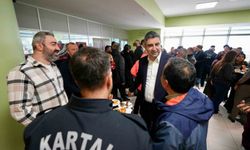 Kartal Belediyesi çalışanları yeni yılı birlikte karşıladı