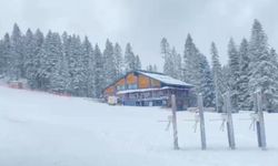 Kastamonu'nun yüksek kesimlerinde kar yağışı etkili oluyor