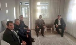 Kaymakam Bayram Kıbrıs gazisiyle bir araya geldi