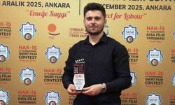 KBÜ öğrencisi, HAK-İŞ Uluslararası Kısa Film Yarışması'nda birinci oldu