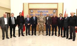 Kent Konseyi'nden Emniyet Müdürü Karaburun'a hayırlı olsun ziyareti