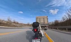 Kırklareli'nde tıra çarpan motosikletli yaralandı