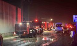 Kocaeli'de geri dönüşüm deposunda yangın: 1 yaralı