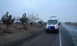 Kontrolden çıkan hafif ticari araç takla attı: 1 yaralı