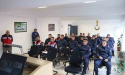 Kütahya Jandarma Komutanlığı personeline belgesiz hayvan hareketleri eğitimi