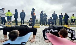 Kütahya OSB'de itfaiye birimi için personel alımında uygulamalı etap tamamlandı