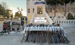 Mardin'de yasa dışı silah imalathanesine baskında çok sayıda silah ele geçirildi