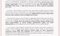 Memur-Sen Başkanlar Kurulu: 'Türkiye Yüzyılı'na yakışır, 4688 sayılı Kanunu'nda ivedi reform yapılması çağrısında bulunuyoruz'