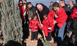 Menemen Belediyesi, 'yeni doğan bebekler' için binlerce fidan dikti