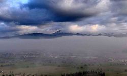 Menteşe Karabağlar yaylasında kartpostallık sabah