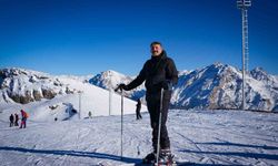 Mergabütan Kayak Merkezi'nde sezon açıldı