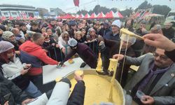 Mıhlama için izdiham: Süleymanpaşa'da 1 tonluk lezzet seli